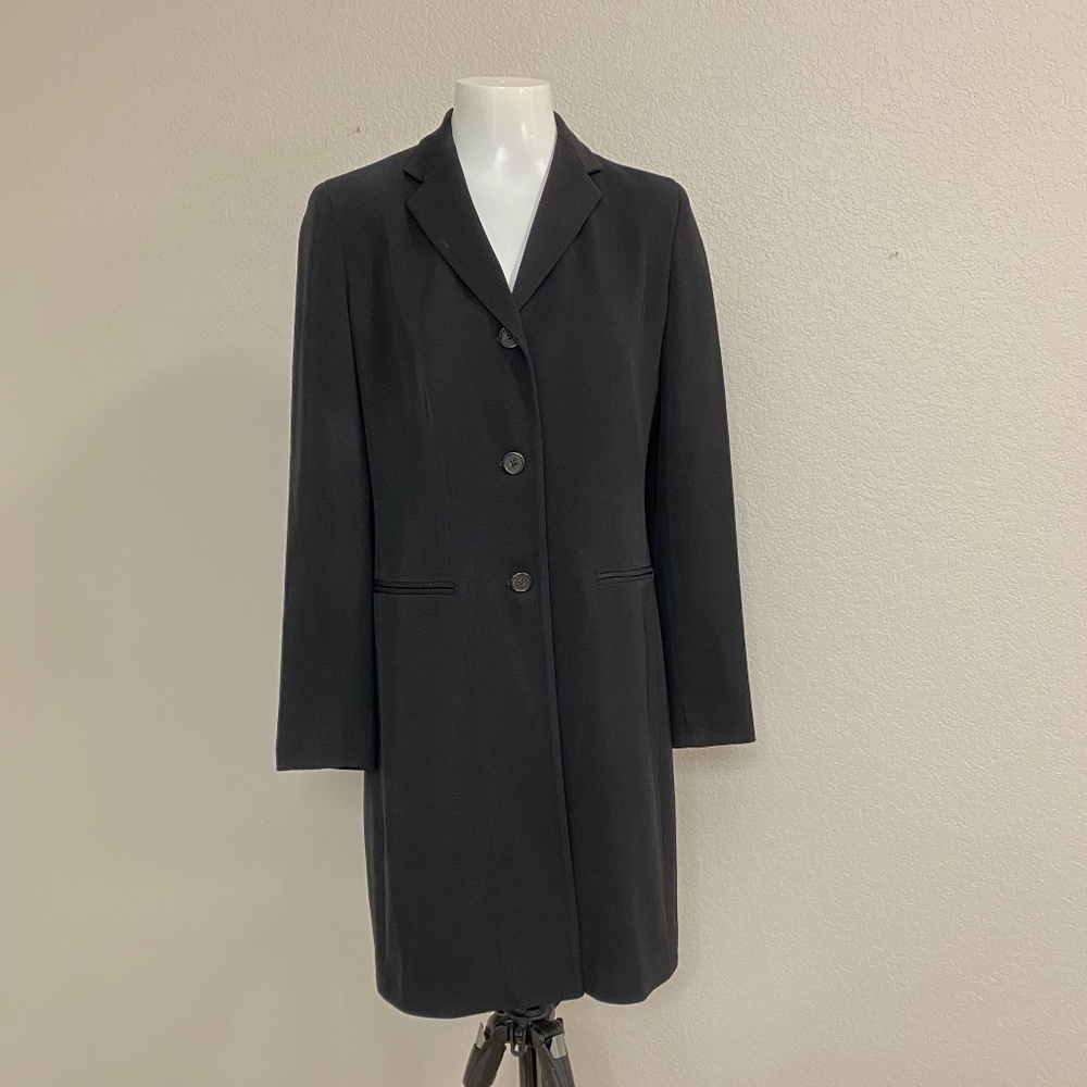 Classy Lined Ralph Lauren 3 Button Coat Size 6 - Picture 1 of 13